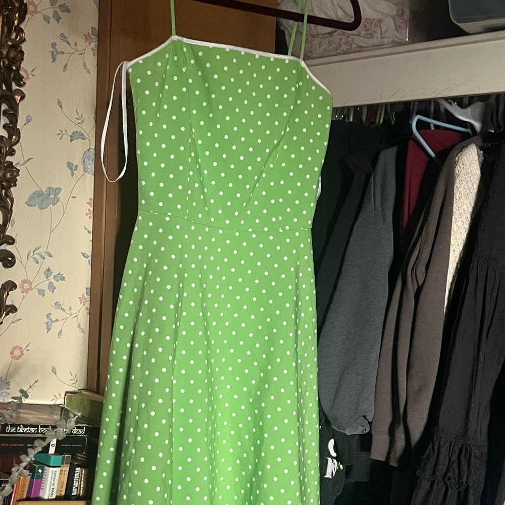 Green Polka Dot Dress